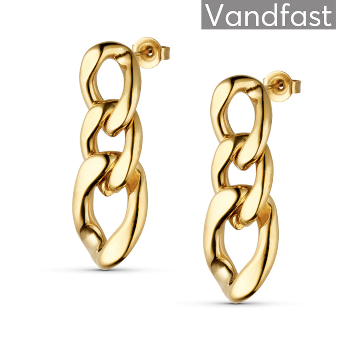 ANNEBRAUNER Chain Øreringe 18K Guldbelagt