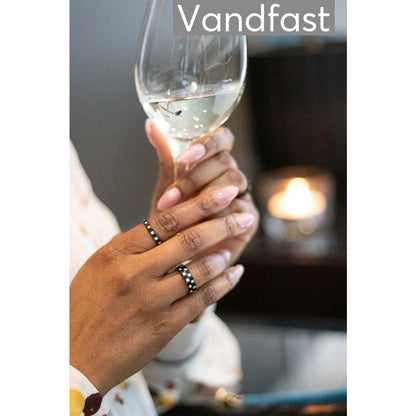 Annebrauner Chess Black/White Ring