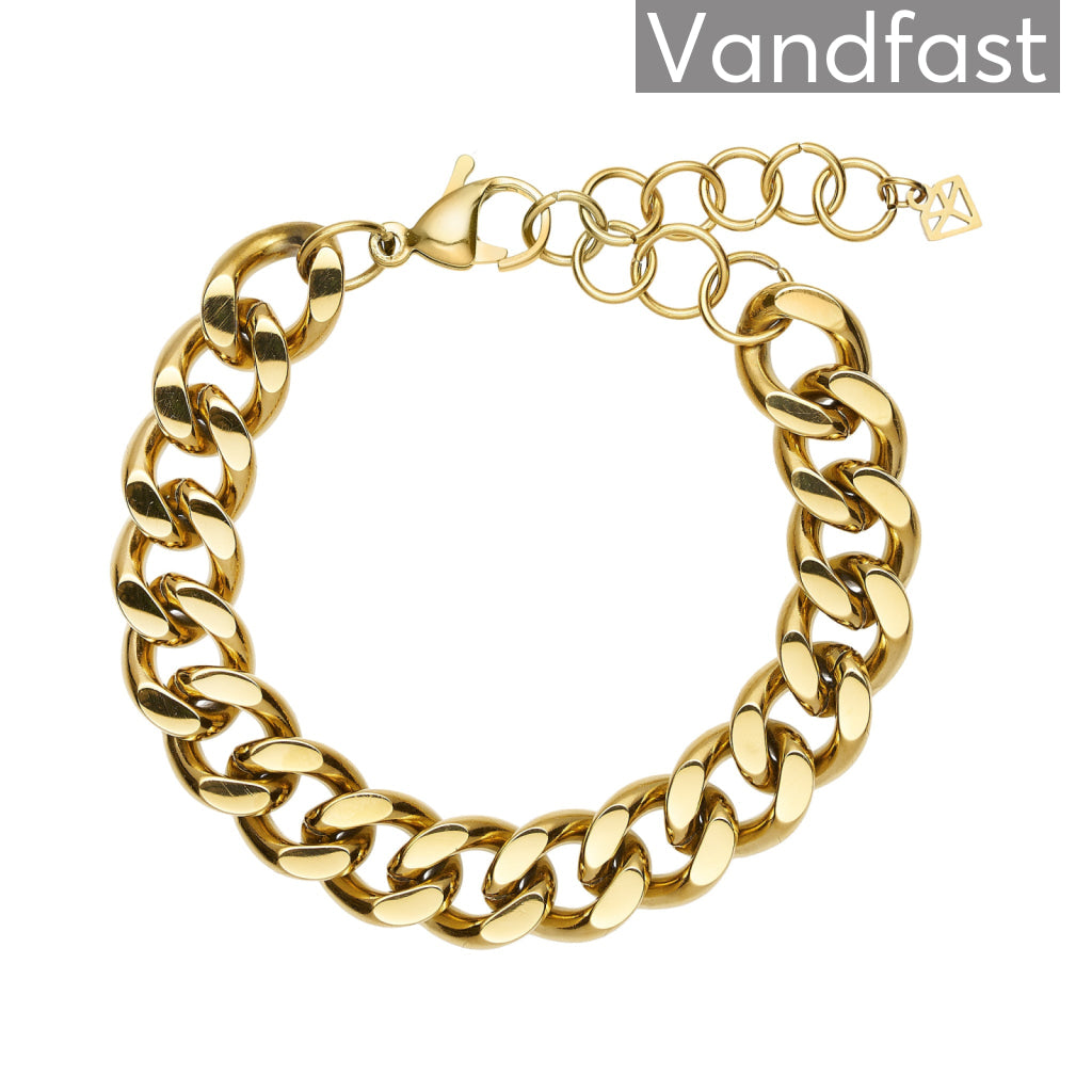 ANNEBRAUNER Chunky Panzer Armbånd 18K Guldbelagt - Armbånd