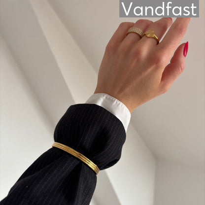 ANNEBRAUNER Classic Bangle Armbånd 18K Guldbelagt - Armbånd