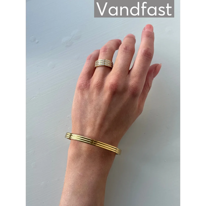 ANNEBRAUNER Classic Bangle Armbånd 18K Guldbelagt - Armbånd