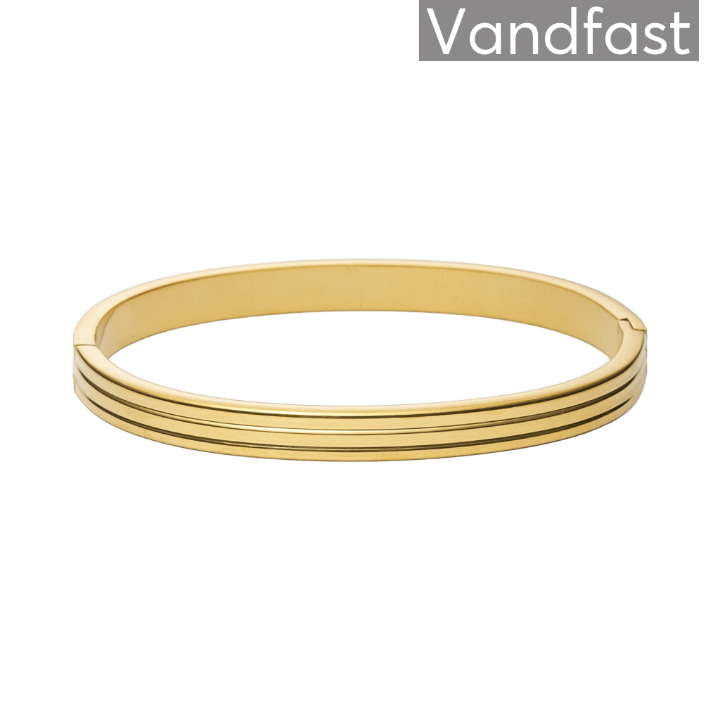 ANNEBRAUNER Classic Bangle Armbånd 18K Guldbelagt - Armbånd