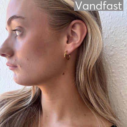 ANNEBRAUNER Classic Hoops Big øreringe 18K Guldbelagt - Ørering