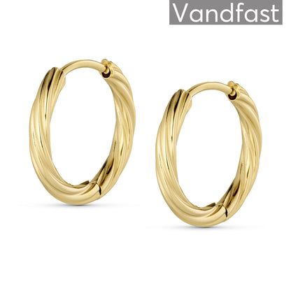 ANNEBRAUNER Classic Hoops Big øreringe 18K Guldbelagt - Ørering