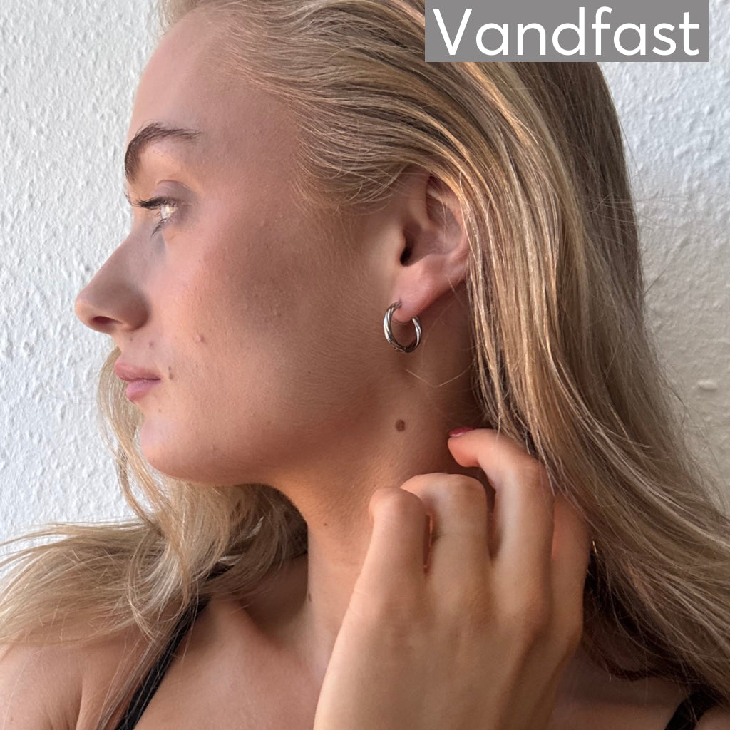 ANNEBRAUNER Classic Hoops Big øreringe - Ørering