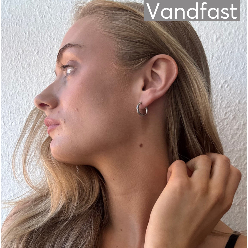 ANNEBRAUNER Classic Hoops Medium øreringe - Ørering