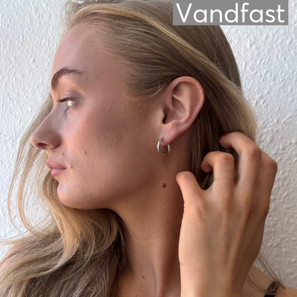 ANNEBRAUNER Classic Hoops Medium øreringe - Ørering