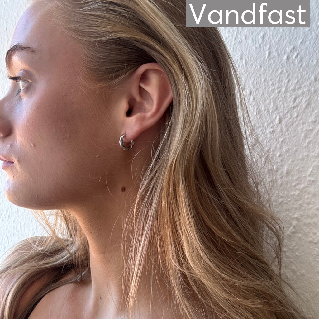 ANNEBRAUNER Classic Hoops Small øreringe - Ørering