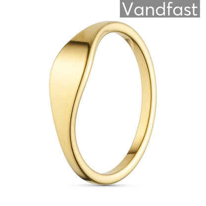 ANNEBRAUNER Classic Ring 18K Guldbelagt