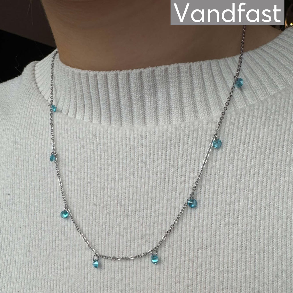 Annebrauner Classy Necklace Aquamarine