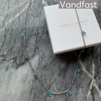 Annebrauner Classy Necklace Aquamarine