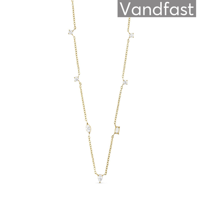 ANNEBRAUNER Classy Exclusive Halskæde 18K Guldbelagt - Halskæde
