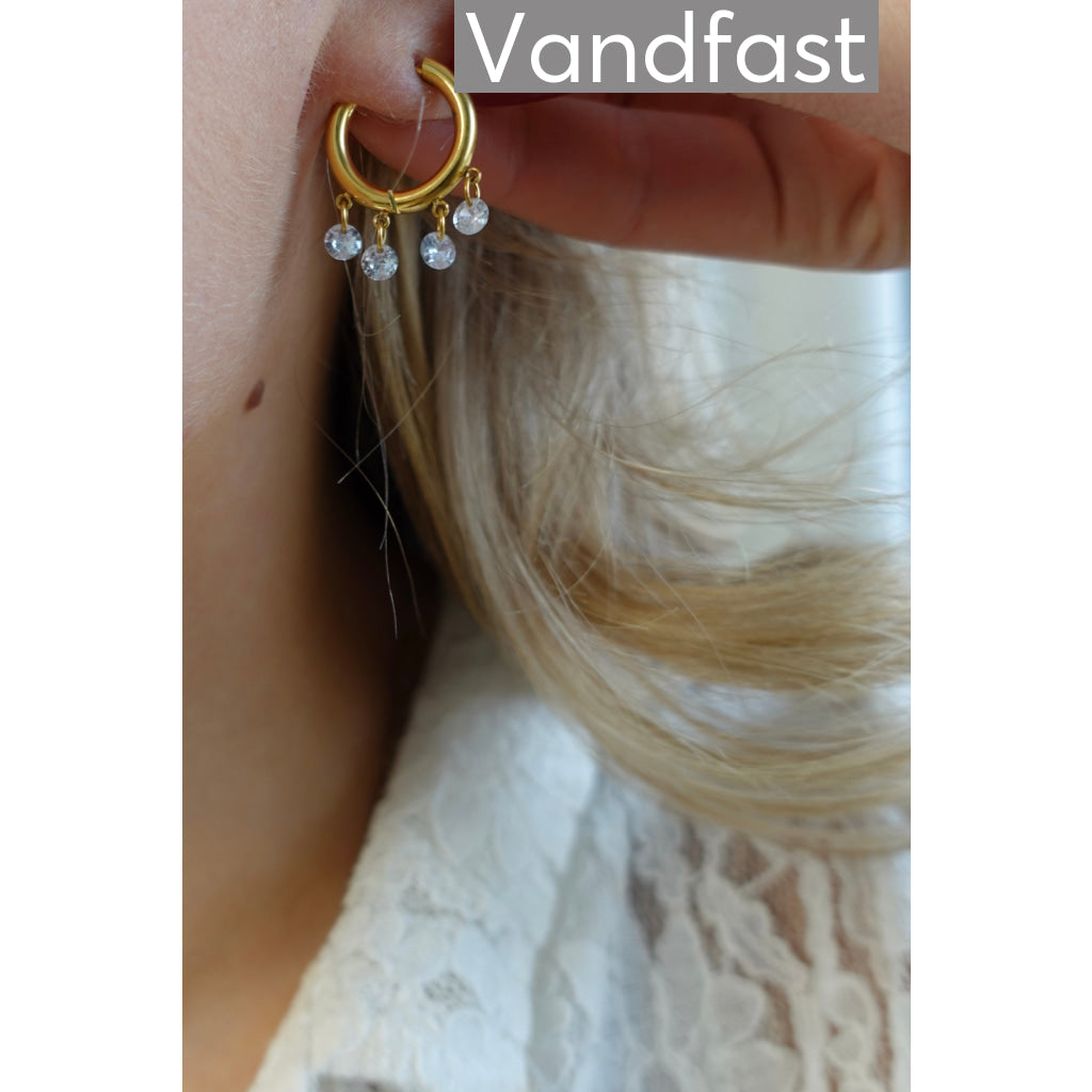 ANNEBRAUNER Classy Øreringe 18K Guldbelagt