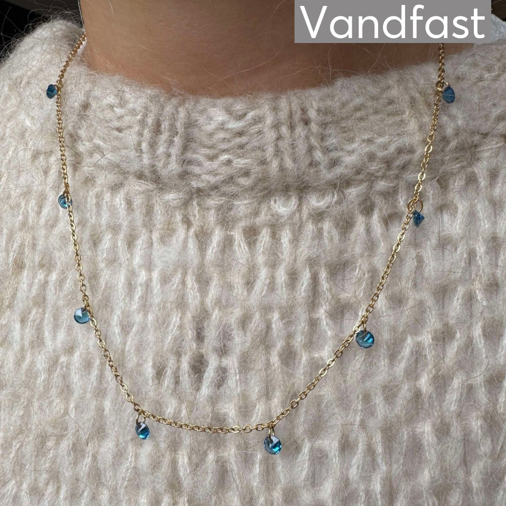 Annebrauner Classy Necklace Sapphire Blue