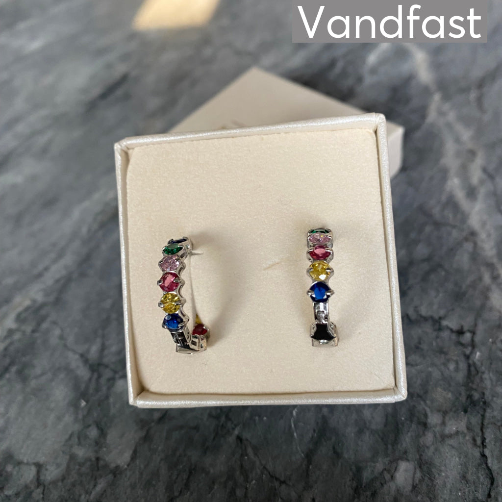 ANNEBRAUNER Colorful Estelle Creole Øreringe