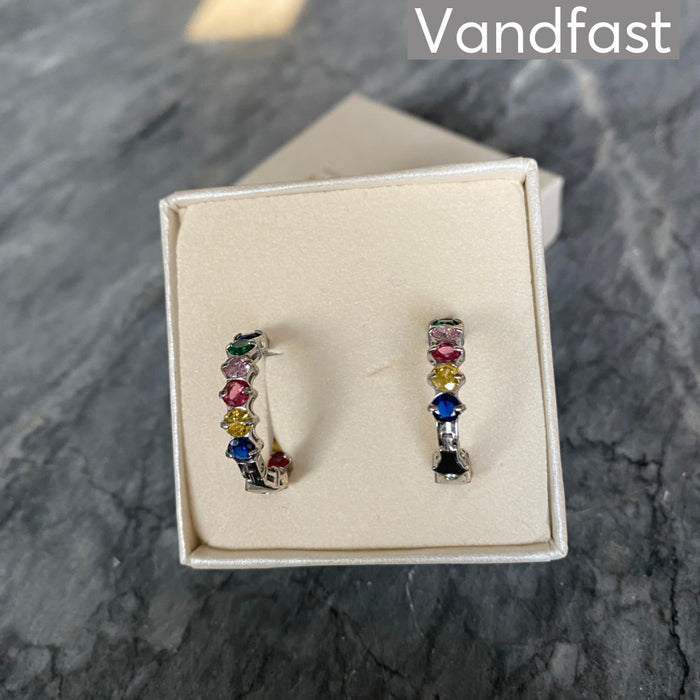 ANNEBRAUNER Colorful Estelle Creole Øreringe