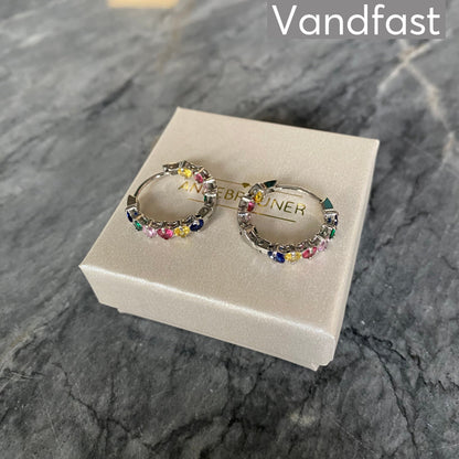 ANNEBRAUNER Colorful Estelle Creole Øreringe