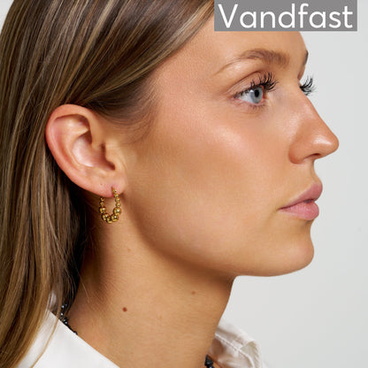 ANNEBRAUNER Creole Ball Petite Øreringe 18K Guldbelagte