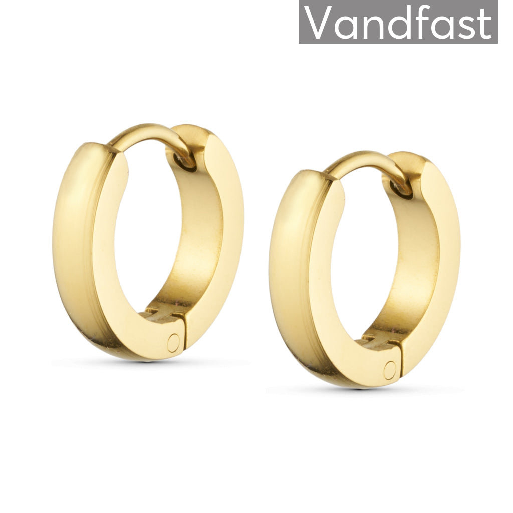 ANNEBRAUNER Creole Basic Øreringe 18K Guldbelagt