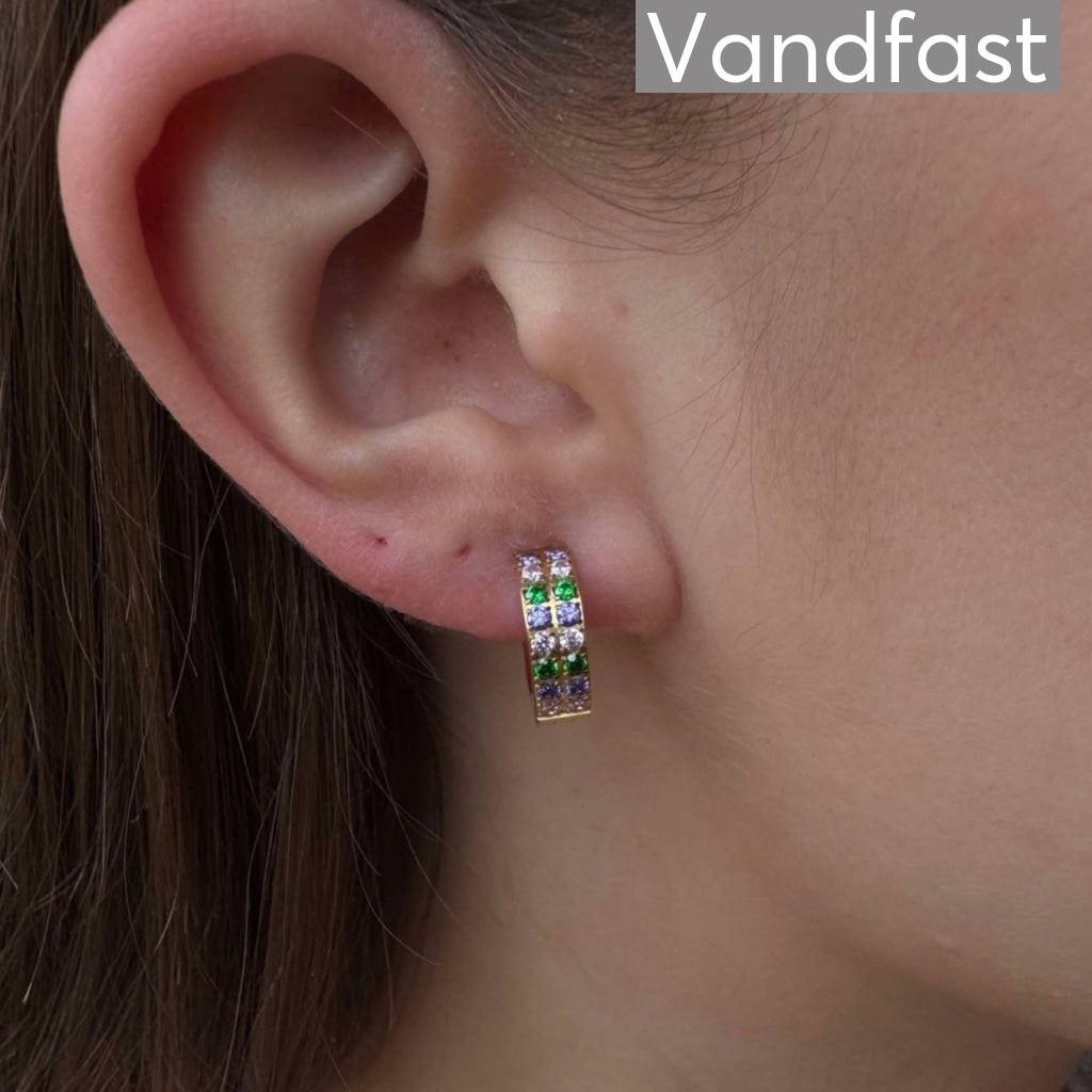 Annebrauner Creole Double Line Green/Pink Mix