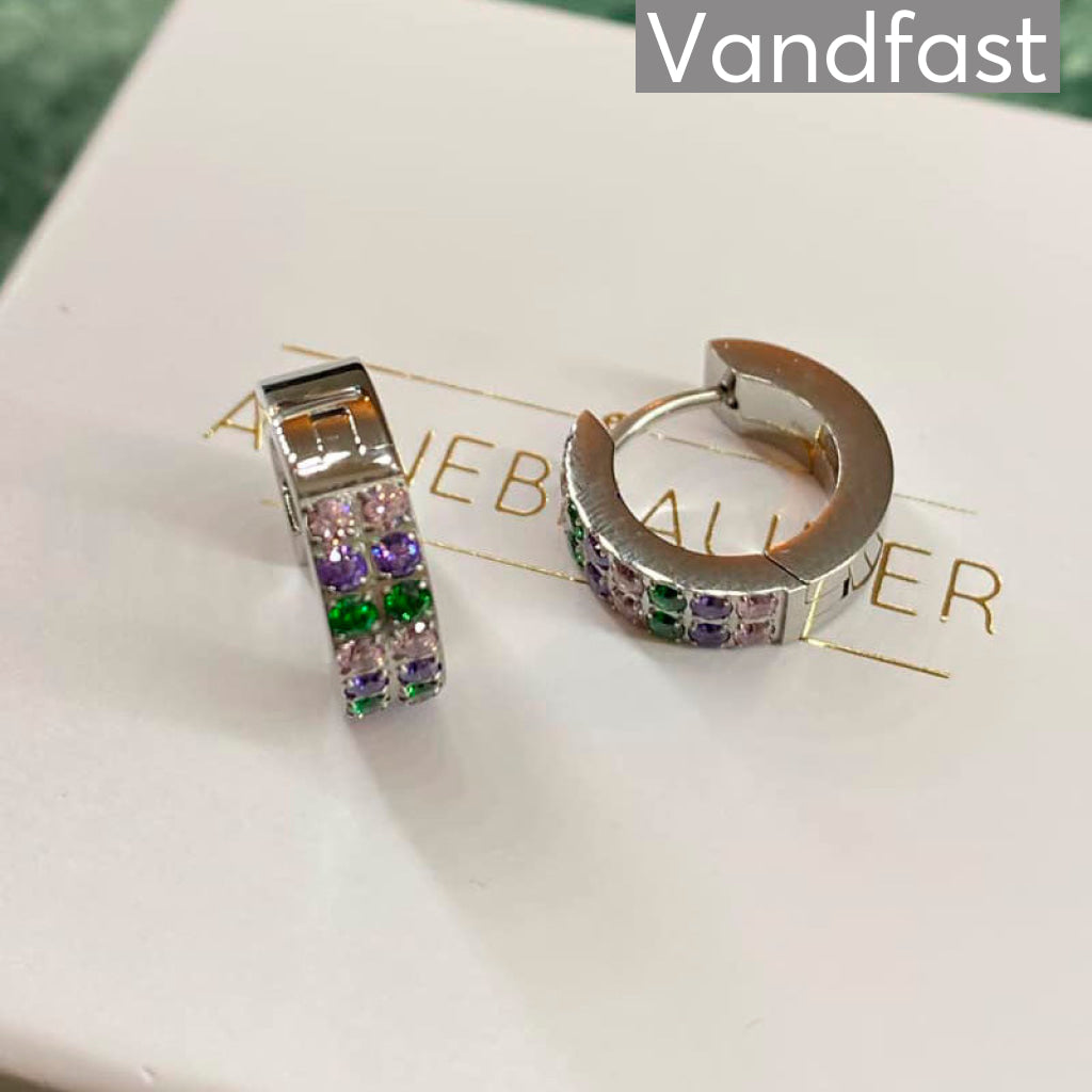 Annebrauner Creole Double Line Green/Pink Mix