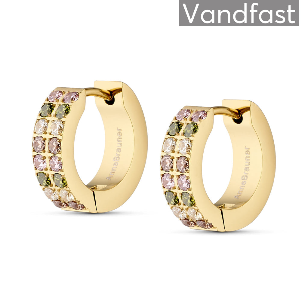 ANNEBRAUNER Creole Double Line Limited Edition 18K Guldbelagt - Ørering
