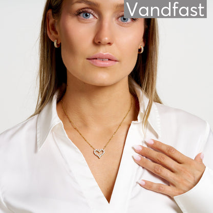 ANNEBRAUNER Creole Double Line Øreringe 18K Guldbelagt Ørering