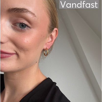 ANNEBRAUNER Creole Every Day 16mm Øreringe 18K Guldbelagt