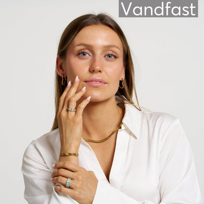 ANNEBRAUNER Creole Every Day Heart Øreringe 18K Guldbelagt