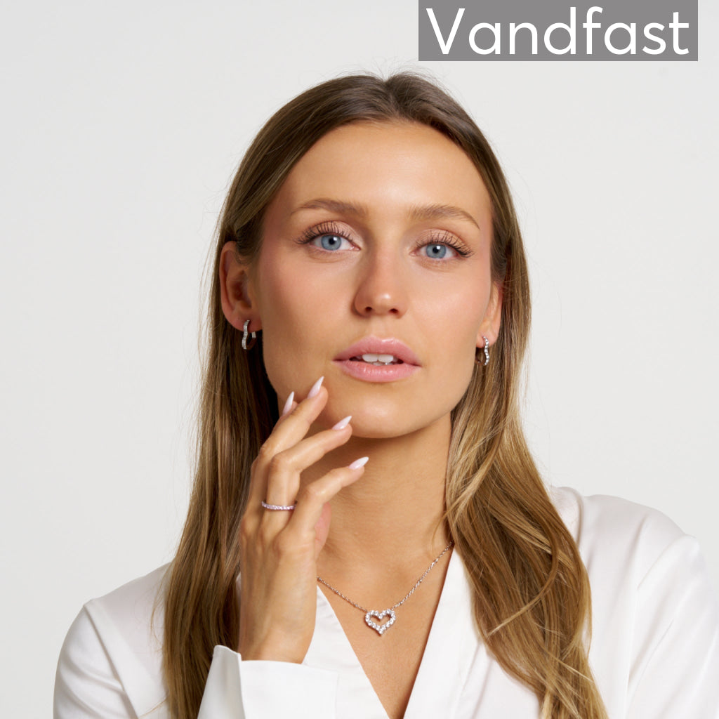 ANNEBRAUNER Creole Heart Øreringe