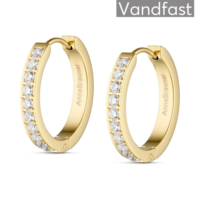 ANNEBRAUNER Creole Line 20 mm 18K Guldbelagt - Ørering