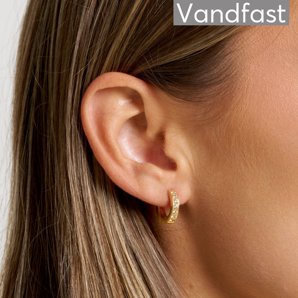 ANNEBRAUNER Creole Line Øreringe 18K Guldbelagt Ørering