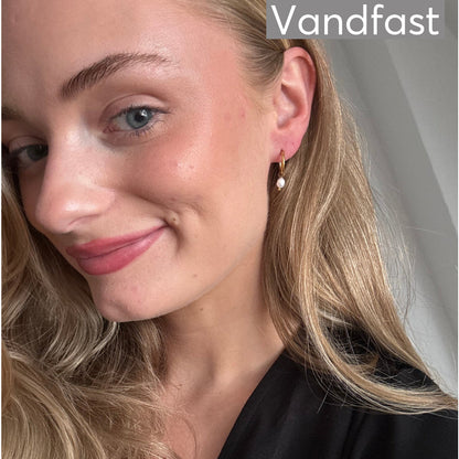 ANNEBRAUNER Creole Pearl 18K Guldbelagt - Ørering