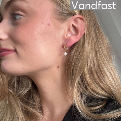 ANNEBRAUNER Creole Pearl 18K Guldbelagt - Ørering