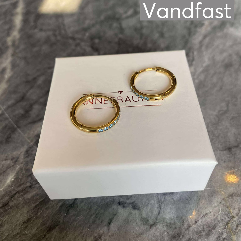 ANNEBRAUNER Creole Sparkle Blue 16 mm