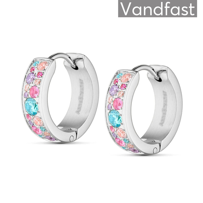 ANNEBRAUNER Creole Sparkling Pink/Violet - Ørering