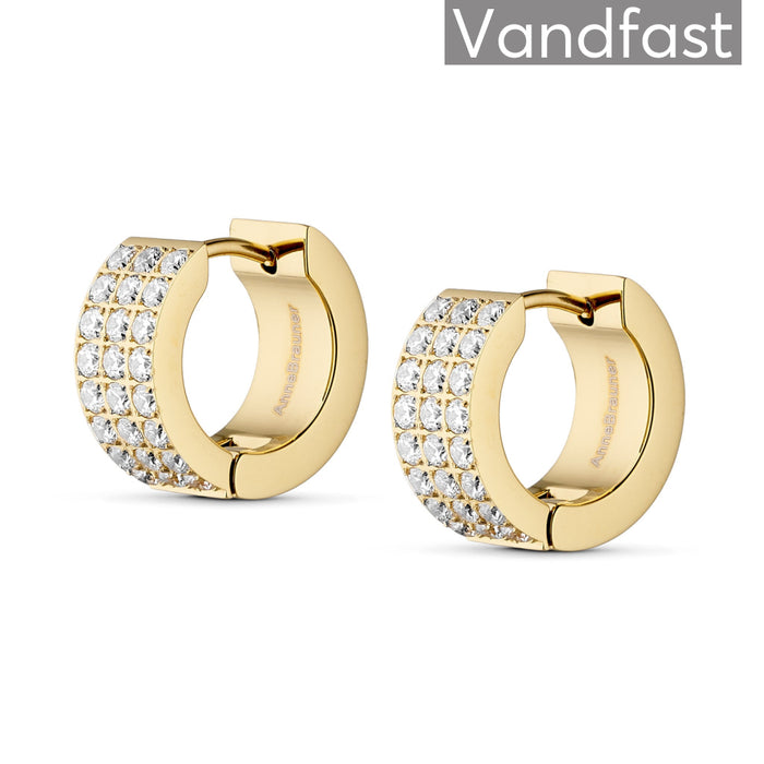 ANNEBRAUNER Creole Triple Line 18K Guldbelagt - Ørering