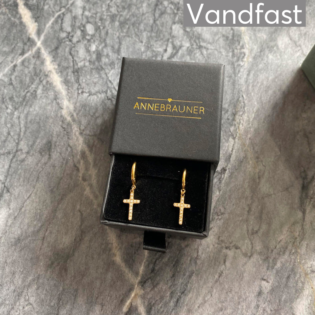 Annebrauner Cross Deluxe Earrings