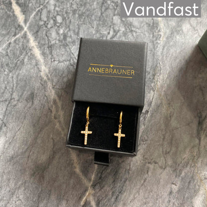 Annebrauner Cross Deluxe Earrings