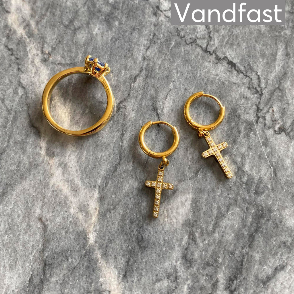 Annebrauner Cross Deluxe Earrings