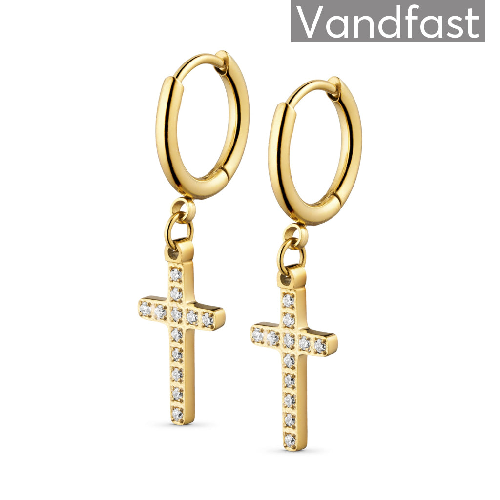 Annebrauner Cross Deluxe Earrings