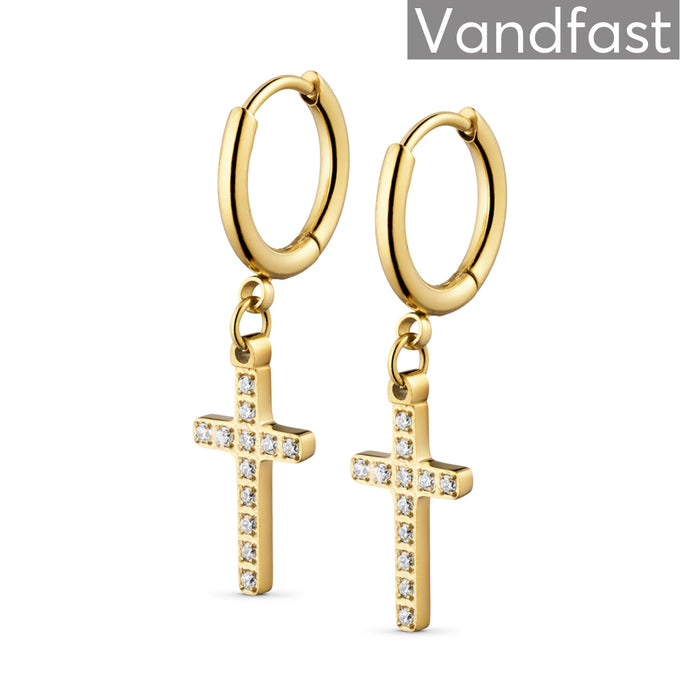 Annebrauner Cross Deluxe Earrings