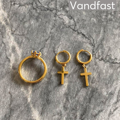 Annebrauner Cross Earrings