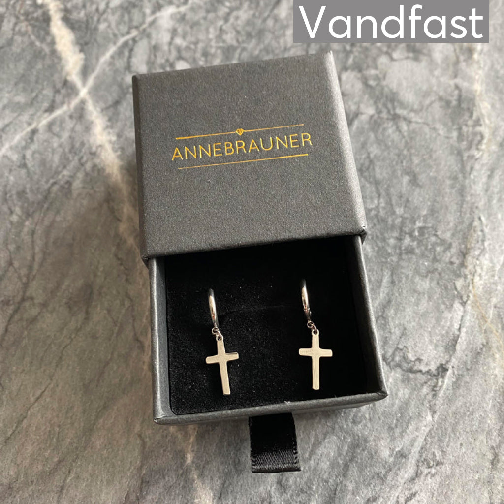 Annebrauner Cross Earrings