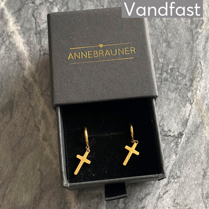 Annebrauner Cross Earrings