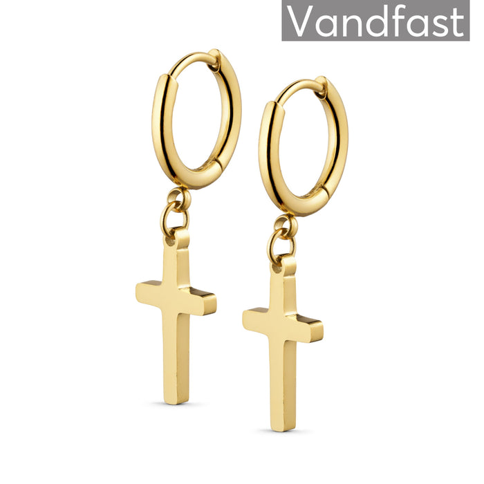 Annebrauner Cross Earrings