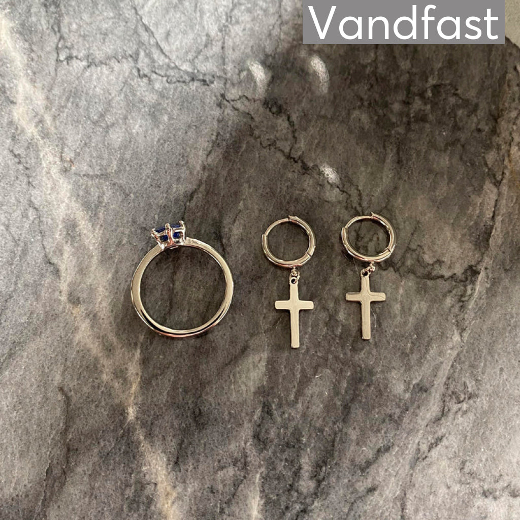 Annebrauner Cross Earrings