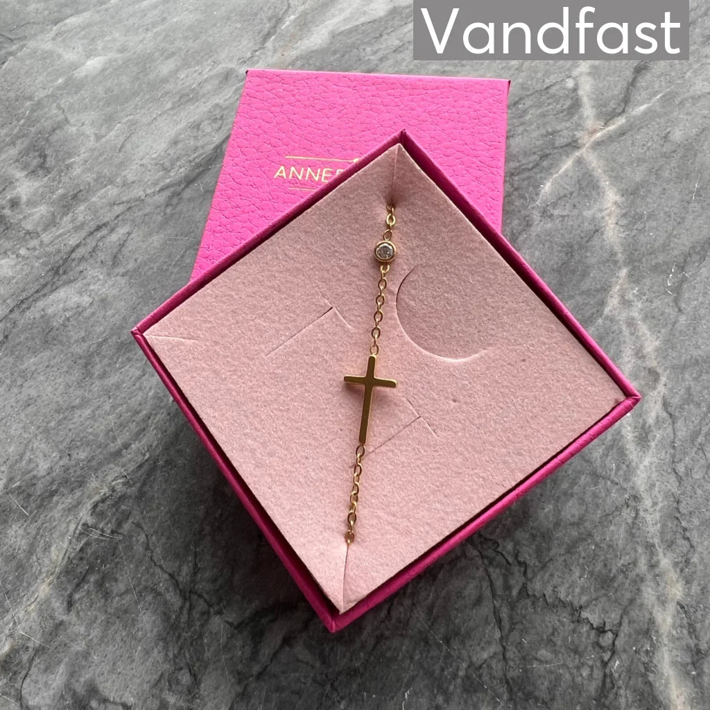 ANNEBRAUNER Cross Zirconia Bracelet