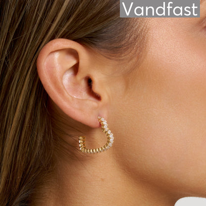 ANNEBRAUNER Deluxe Heart Øreringe 18K Guldbelagt