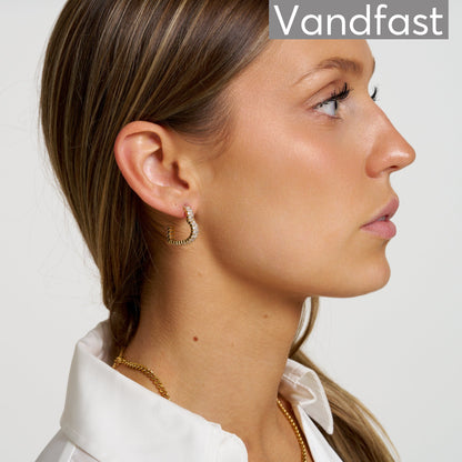 ANNEBRAUNER Deluxe Heart Øreringe 18K Guldbelagt